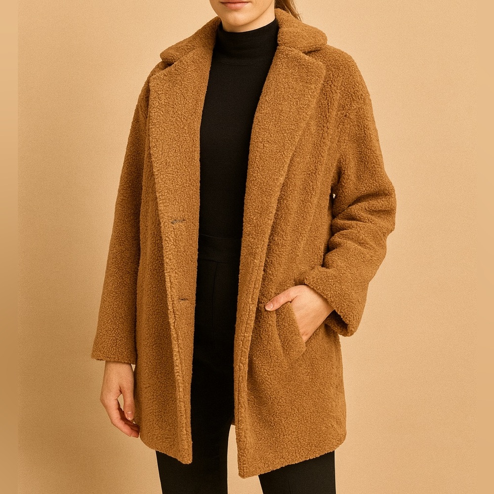 NWOT | Collection B Brown Teddy Jacket